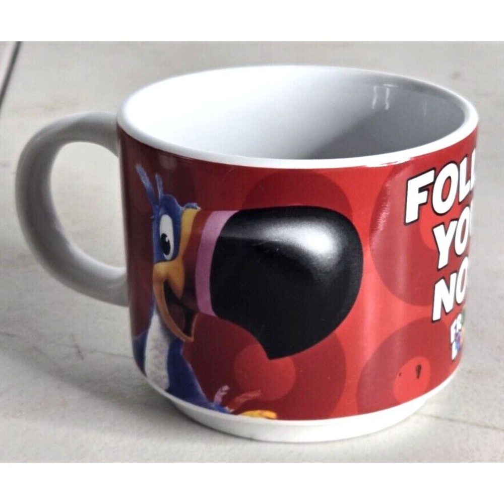 Kellogg's Fruit Loops Coffee Mug Cup Follow Your Nose Toucan Sam Cereal
